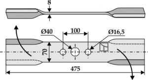 Kniv 475mm - højre