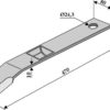 Kniv 470mm - venstre