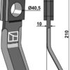 Slagle 210x60mm