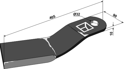 Kniv 405mm - venstre