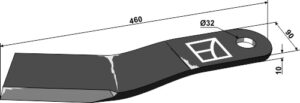 Kniv 460mm - venstre