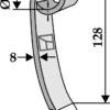 Slagle 128x40mm