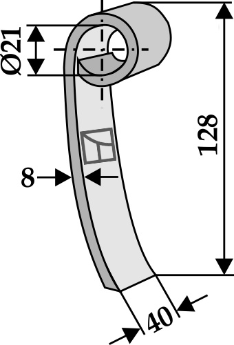 Slagle 128x40mm