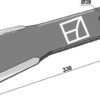 Kniv 330mm