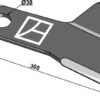 Kniv 300mm, venstre