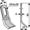 Y- kniv 90x30mm