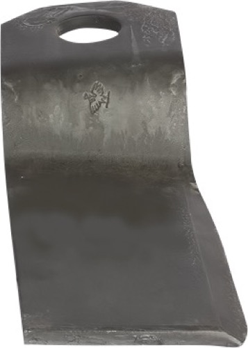 Bio kniv drejet kort 295x100mm - venstre