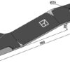 Kniv 560mm - venstre