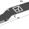 Kniv 450mm