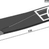 Kniv 630mm - venstre