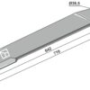 Kniv 710mm - venstre
