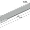 Kniv 635mm