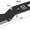 Slagle 350x75mm - venstre
