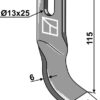 Slagle 115x38mm