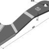 Kniv 668mm - højre