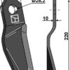 Bio kniv 220x80mm, venstre