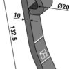 Slagle 132,5x20mm