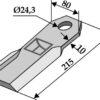 Slagle 215x80mm