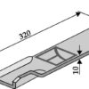 Slagle 320x80mm