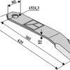 Slagle 420x80mm