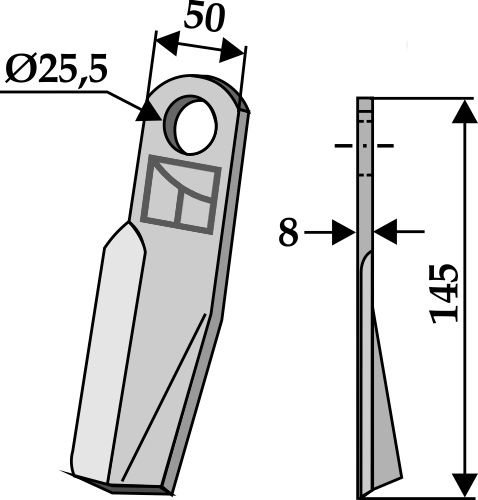 Slagle 145x50mm
