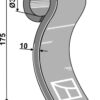 Slagle 175x50mm