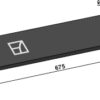 Snitter-kniv 675mm