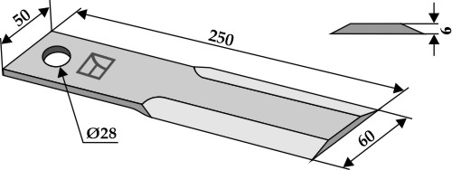 Halmsnitter kniv