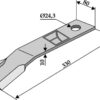 Kniv 330mm - venstre