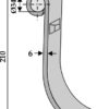 Slagle 210x40mm