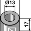 Bøsning 17xØ13xØ22