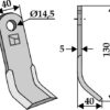 Y-kniv 130x40mm