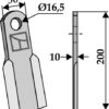 Kniv 200x50mm