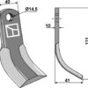 Y- kniv 135x40mm