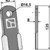 Kniv 135x45mm