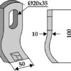 Slagle 100x50mm