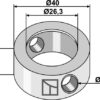 Stopring 18xØ26,3xØ40