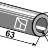 Bøsning 63xØ11xØ16