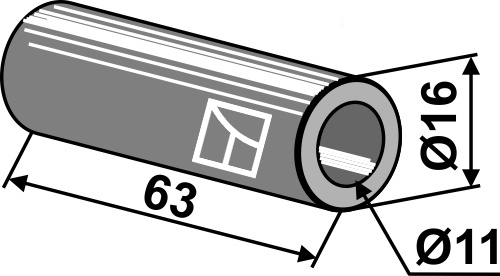 Bøsning 63xØ11xØ16