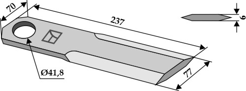 Halmsnitter kniv