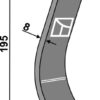 Slagle 195x34mm