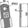 Kniv 125x45mm