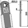 Kniv 205x60mm