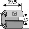 Spænd bøsning 19,5xØ21xØ27