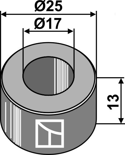 Bøsning 13xØ17xØ25