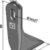 Slagle 90x70mm