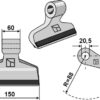 Hammerslagle 150x60mm - PTA