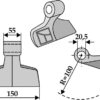 Hammerslagle 150x55mm