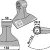 Hammerslagle 130x50mm