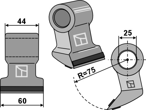 Hammerslagle 60x44mm - PTA